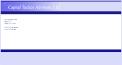 Desktop Screenshot of captac.com