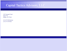 Tablet Screenshot of captac.com